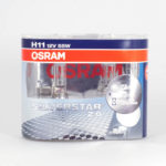 Автолампы H11 (12-55) 2шт OSRAM SIVLER STAR 64211sv2_Silver Star