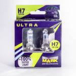 Автолампы H7 (12-55) S.White+100% PX26d МАЯК 82720