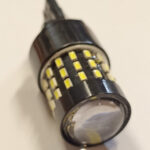 Автолампа T20 7443 (3014) 54 SMD + ЛИНЗА 12-80V подходит на Гранту S0060