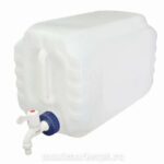 Канистра-умывальник БЕЛАЯ 20л с пластиковым краном