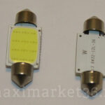 Автолампа C30W (SV8.5/8) 36мм (софитная) COB керамика 24V WHITE Д