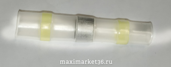 Клемма проводки(термоусадка) ГИЛЬЗА с припоем жёлтая 4,0-6,0ммL-40 PR-1342