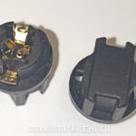 Патрон лампы панели приборов – евро(корейские грузовые) чёрный ( лампа W5W)