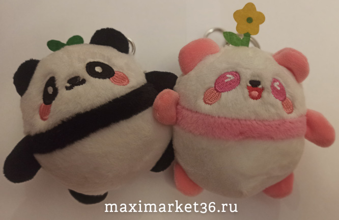 Пушистик- ПАНДА меховая на карабине