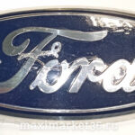 Заводской знак -FORD 18смх7,5см выпуклый (Фокус 3 перед)