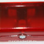 Фонарь подсветки номера КРАСНЫЙ пластм прямоуг (ПН-1-01-02 ФП-131)бл Камаз Газ Уаз
