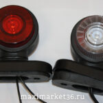 Фонарь габаритн.(ОГ-31 LED) плоский рассеиватель красно-бел