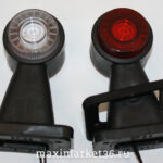 Фонарь габаритн.(ОГ-33 LED) плоский рассеиватель красно-бел