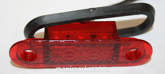 Фонарь габаритн.(ОГ-43 LED низкий) КРАСНЫЙ светодиодный