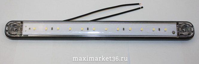 Фонарь габаритн.(ОГ-46 LED) БЕЛЫЙ 12 smd светодиодный PR-1719