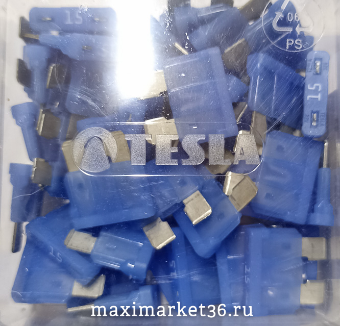 Предохранители TESLA 2108 флажковые 15А (по 50шт)