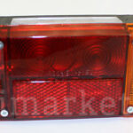 Фонарь задний КАМАЗ 24в 6-ти болтовый 551.3776 ЛЕВЫЙ с катафотом ан ФП130Г/9802-48/355.3716