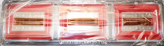 Фонарь задн LED универсальный с бегающ.повторителем и стопом 12-24V (ПАРА) WD-003(12-24V)/W0005