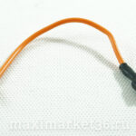 Клемма проводки  стандарт. (мама) в КЕМБРИКЕ с проводом 6,3/100   PR-0459