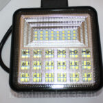 Фара диодная-ходов. огни 42 LED (3W)--126W (КВАДРАТНАЯ) (G0022-25mm)PR-1116 FP-021
