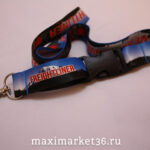 Шнурок-держатель на шею "FREIGHTLINER" модный с металлическим карабином