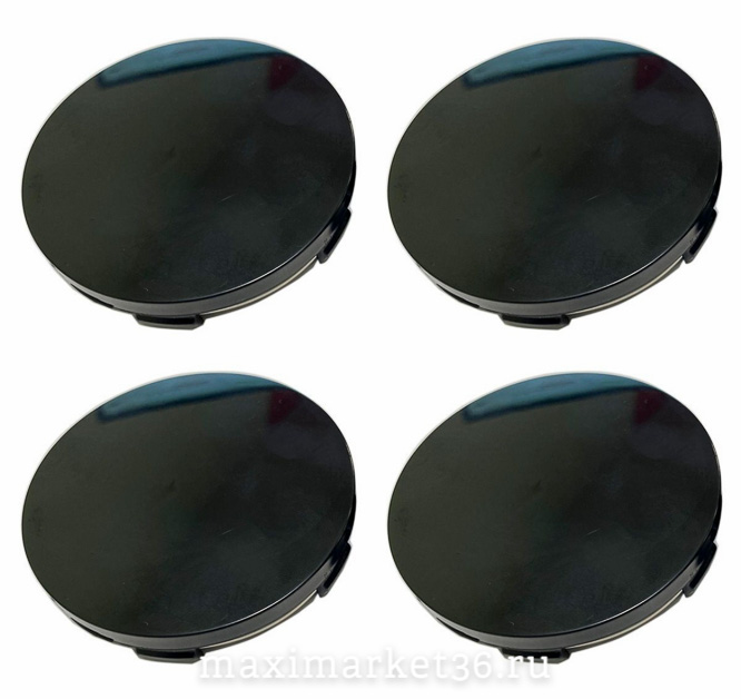 Колпак ступицы на иномарки D=55 чёрный плоский JAKO