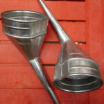 Воронка(лейка) металл дизель 9 БОЛЬШАЯ L=45 *  тонкий носик(Б-1 (№3)) 51320