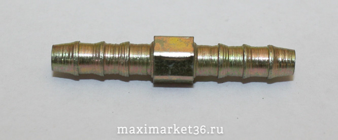 Соединитель-трубка латунь с ёршиком D=5 PR-0804