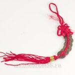Подвеска светящ. универс. "ФЕН ШУЙ" монетки с хвостиком на красной нити