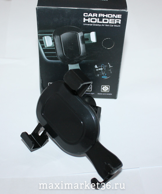 Держатель телефона Самозатяжной чёр 6161/DT-035 010