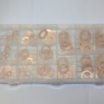 Набор шайб медных 5х10-17,5х24 мм 150шт кейс 30150 МА