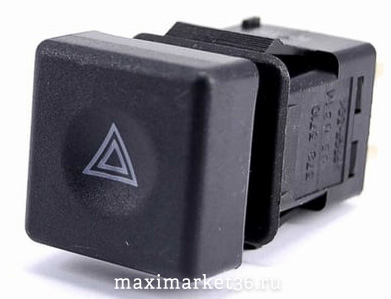 Выключатель аварийной сигнализации (кнопка) ВАЗ 2110 "Луч" (Курган)