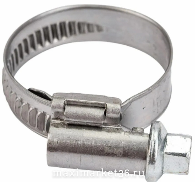 Хомут 09 1 7/8" 9мм/W2 (нерж.сталь) 30-48(30-45)/50/100 Р