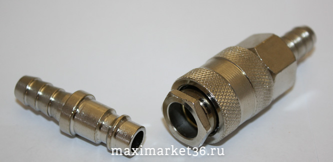 Быстросъём с клапаном (НАБОР) D=6 PR-0093 -1300