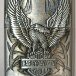 Зажигалка  "серебрянные,золотые" ОРЁЛ  А-17062