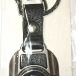 Брелок ШИКАРНЫЙ кожа+серебро SKODA