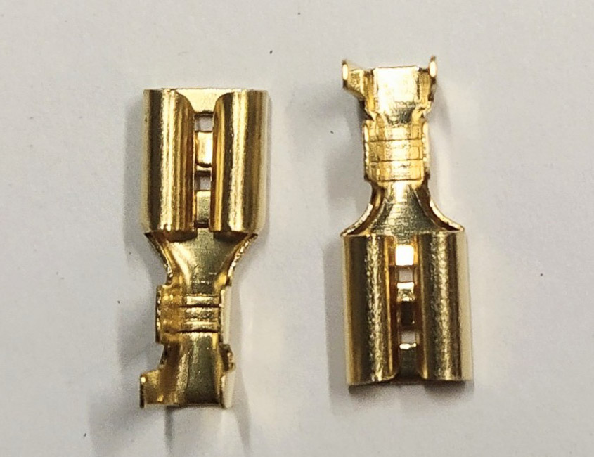 Клеммы проводки 4,8 !!!! (жёлтые) завод (мама)