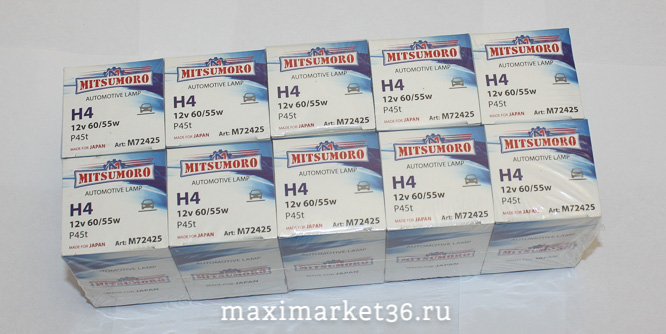 Автолампы H4 (12-60/55) P45t!!!!!!!!!!!- YAMAHATO