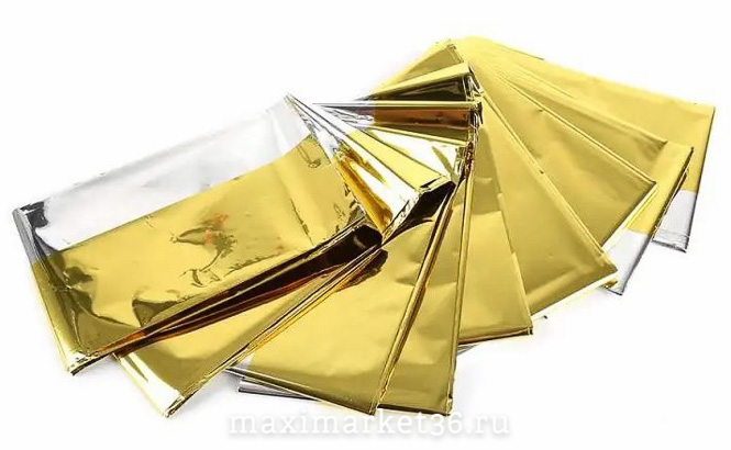 Одеяло-Покрывало спасательное "Защита" (термоодеяло 160х210см