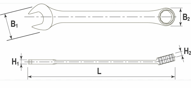 Ключ гаечный рожково-накидной 33мм МА 75533