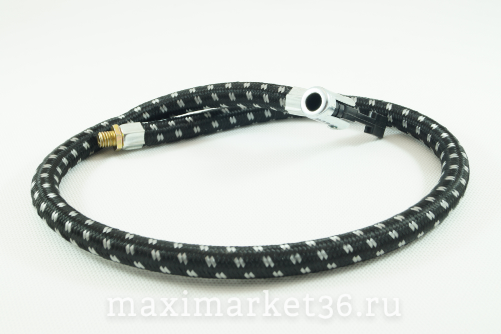 Шланг насоса ручного без манометра (с наконечником) РЕЗИНОВЫЙ В МАТЕРИАЛЕ