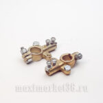 Клеммы аккумуляторные ( жёлтые лужёные  евро ) Каменец-Подольский под провод SUPER