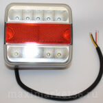 Фонарь задний квадратный LED красно-бел( ФЗУ1.3716-00LED) (типа ШИТ) -4784