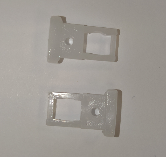 Крючок шторы в кабину №15 ЗАГЛУШКА НА ПРОФИЛЬ