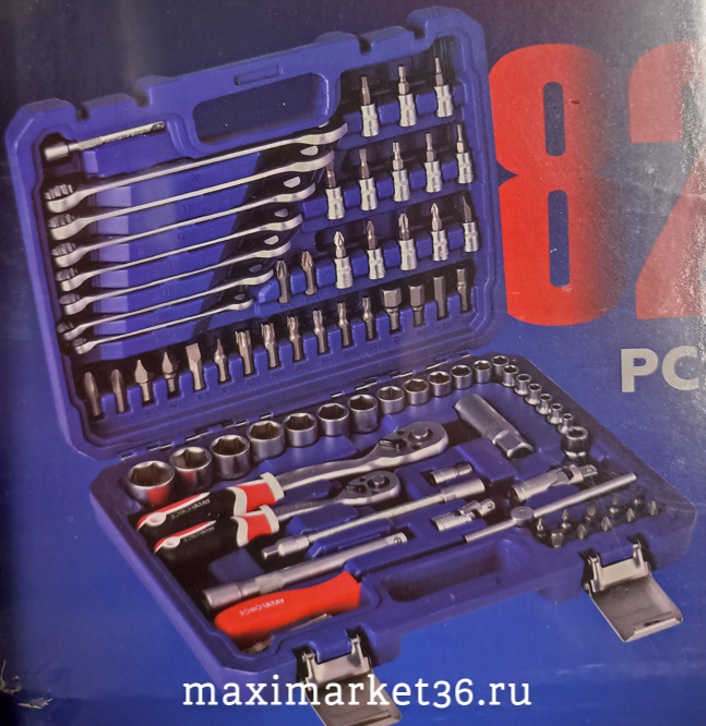 Набор инструмента ST-82 предметов YATA FORCE (трещ 1/4" и 3/8") 4821-5DS