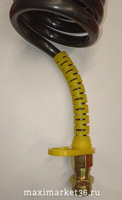 Шланг пневмотический(воздушный) 7,5 м (черный )желт КОНЦЫ штуцер М22 -3196/PR-1278