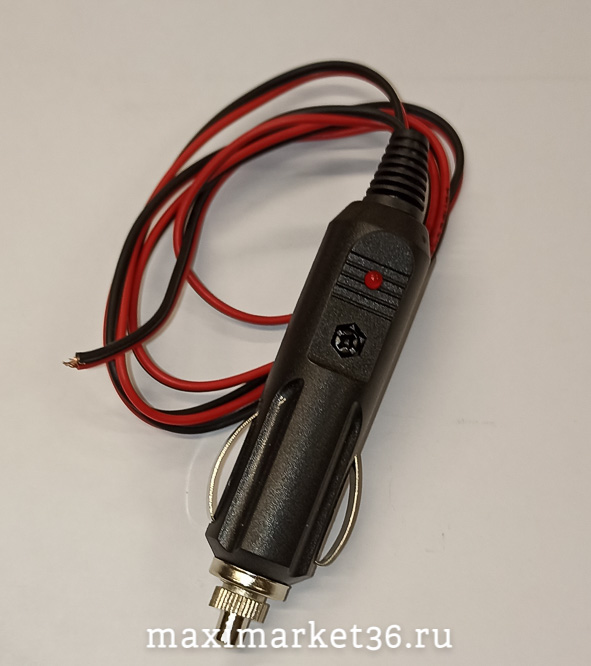 Штекер прикуривателя с ПРОВОДОМ (Автозарядка)