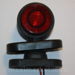 Фонарь габаритн.ОГ-32 НОВЫЙ.обр плоский рассеиватель красно-белый