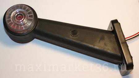 Фонарь габаритн.ОГ-35 НОВЫЙ обр плоский рассеиватель красно-белый