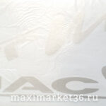 Наклейка боковая "JAC" 40х40 цвет серебро на угол окна груз. машины ПАРА 83520(08971)