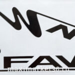 Наклейка боковая "FAW" 40х40 цвет чёрный на угол окна груз. машины ПАРА 83575(08976)