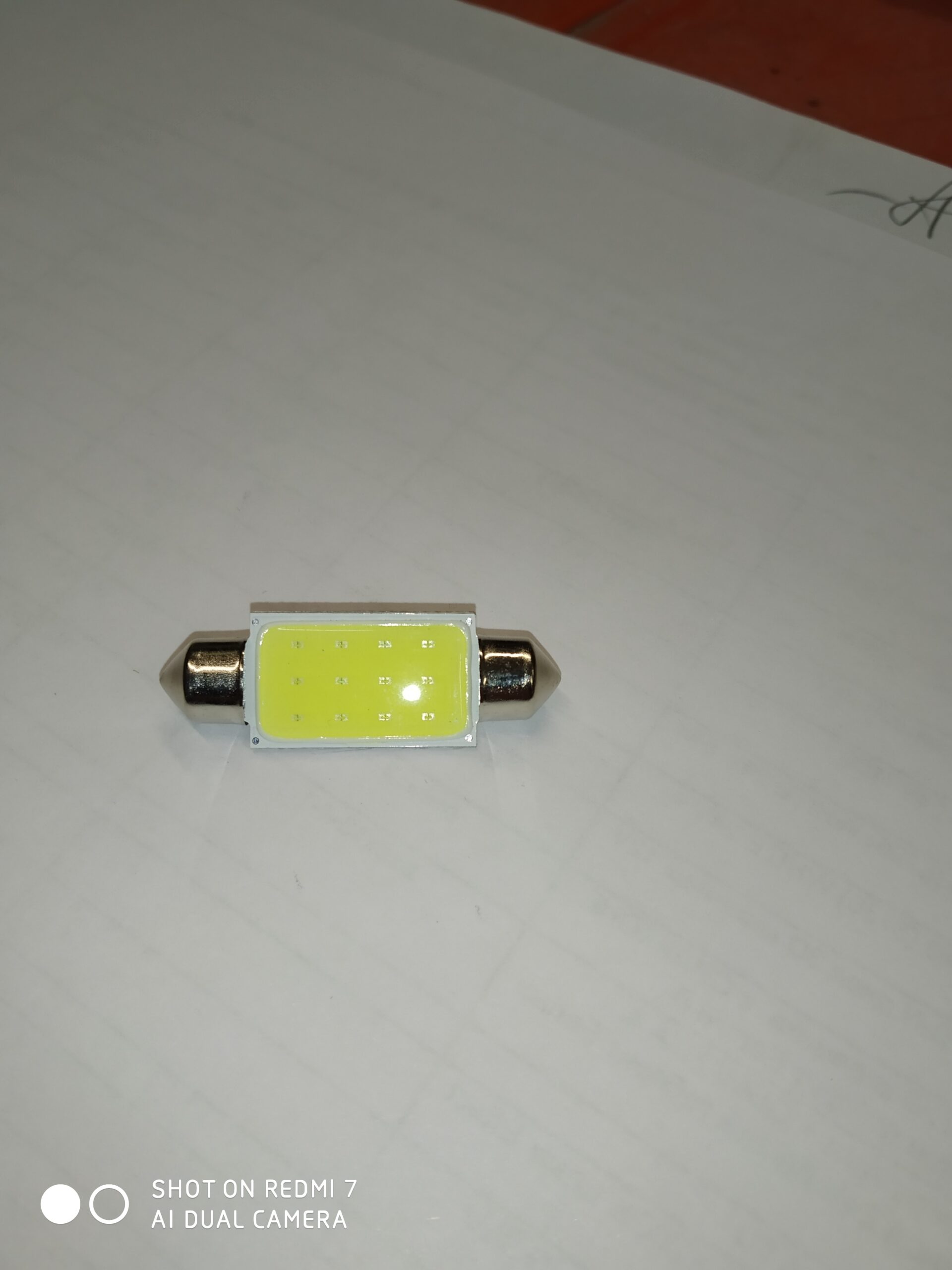 Автолампа C30W (SV8.5/8) 41мм (софитная) COB керамика 24V WHITE