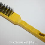 Щётка по металлу ЖЁСТКАЯ в пластик.основании DP-132/15