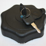 Крышка бензобака  с замком TEKSAN  80 мм пластик (защита ключа+клапан)-2698 PR-0236/KN-075