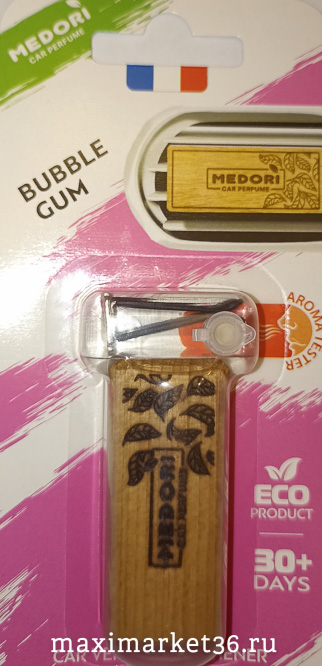 Ароматизатор MEDORI НА ДЕФЛЕКТОР дерев. с пробн MM-1103 Bubble Gum